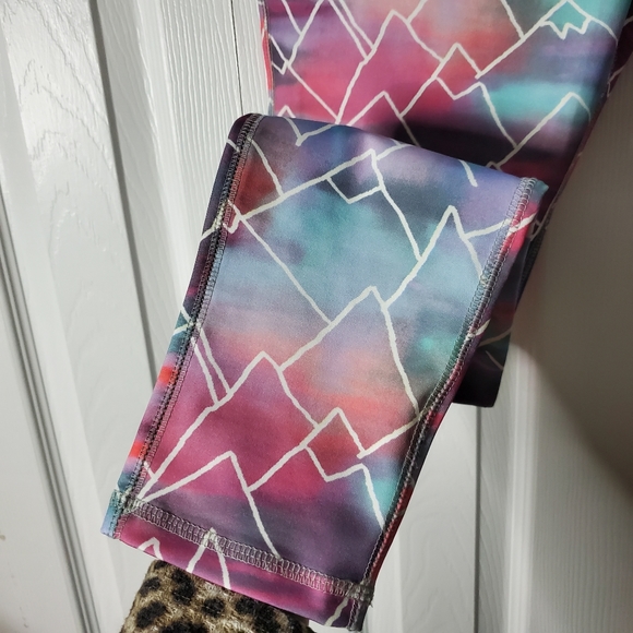 Mossimo Supply Pastel Mountain Workout Pant Sz L - Picture 10 of 14